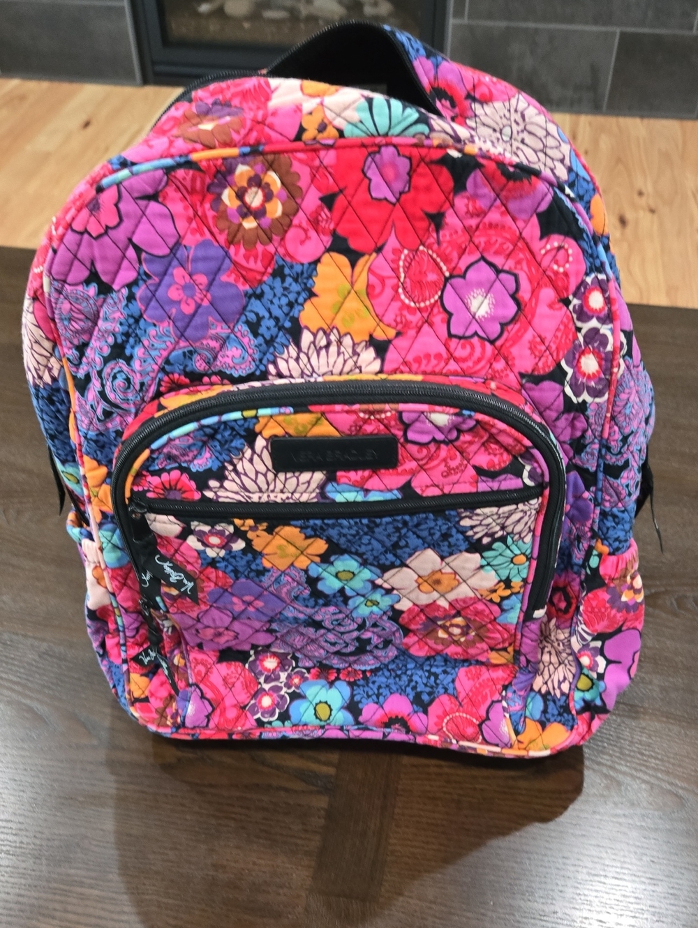 Vera Bradley Kids Quilted Floral Backpack - Pink Multi